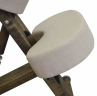 Стул коленный "ОЛИМП ЭКО" на деревянной основе без спинки цвет ткани беж